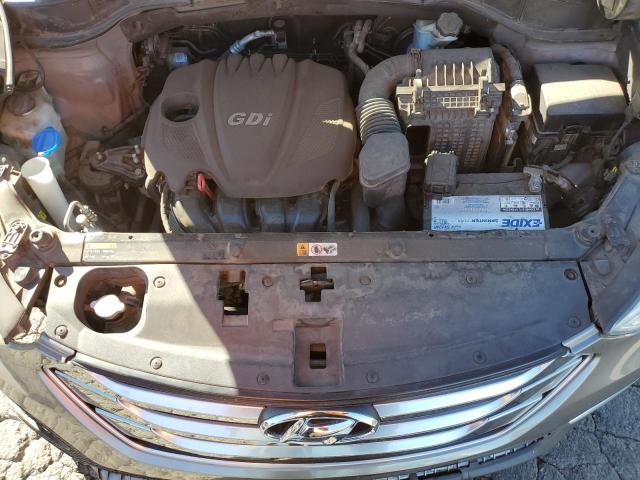 5XYZU3LB6FG293495 - 2015 HYUNDAI SANTA FE S GRAY photo 12