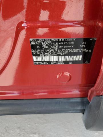 2T3DFREV0GW510833 - 2016 TOYOTA RAV4 LIMITED RED photo 14