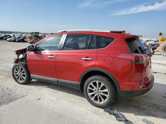 2T3DFREV0GW510833 - 2016 TOYOTA RAV4 LIMITED RED photo 2