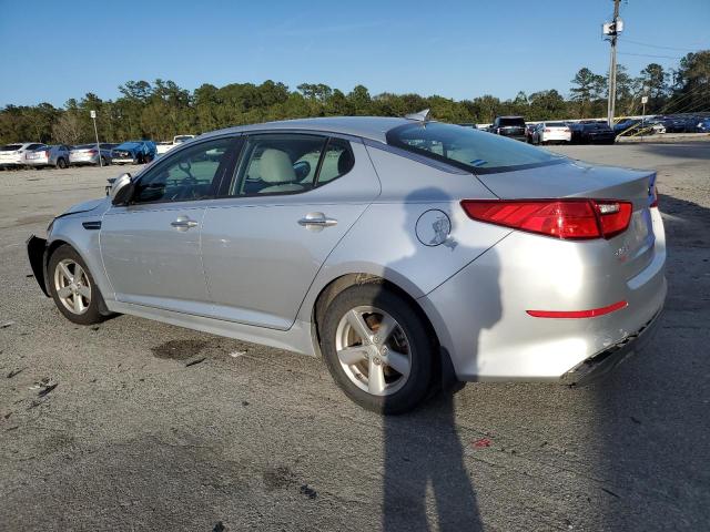 5XXGM4A74FG430398 - 2015 KIA OPTIMA LX SILVER photo 2