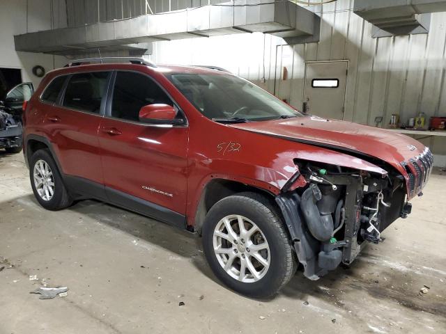 1C4PJMCS1HW546038 - 2017 JEEP CHEROKEE LATITUDE MAROON photo 4