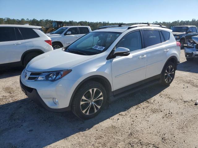 2T3DFREV4FW344993 - 2015 TOYOTA RAV4 LIMITED WHITE photo 1