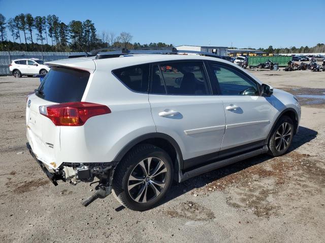 2T3DFREV4FW344993 - 2015 TOYOTA RAV4 LIMITED WHITE photo 3