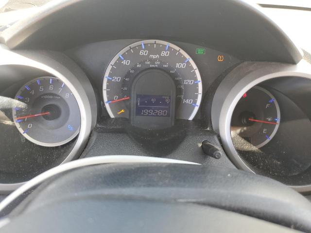 JHMGE8H49AS021262 - 2010 HONDA FIT SPORT WHITE photo 9