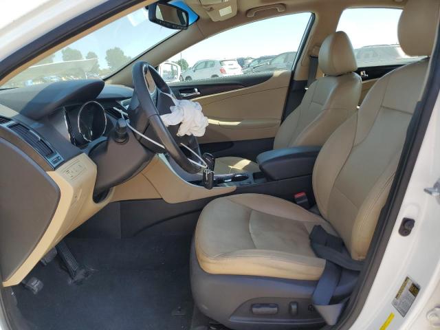 5NPEC4AC9DH659121 - 2013 HYUNDAI SONATA SE WHITE photo 7