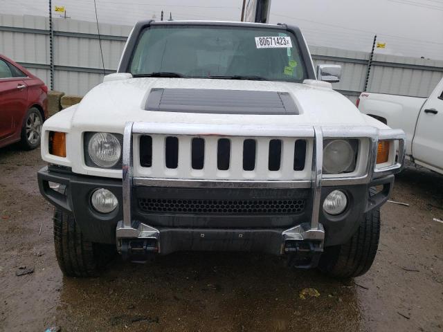 5GTDN13E978139886 - 2007 HUMMER H3 WHITE photo 5