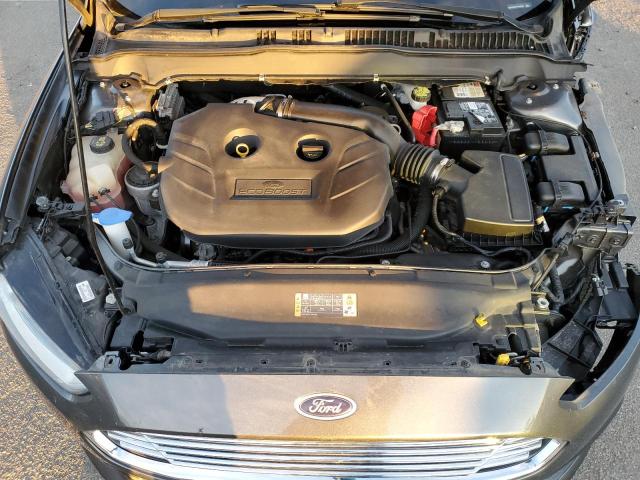 3FA6P0H92FR140901 - 2015 FORD FUSION SE GRAY photo 11