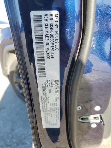 3C4NJDBB0MT601474 - 2021 JEEP COMPASS LATITUDE BLUE photo 13