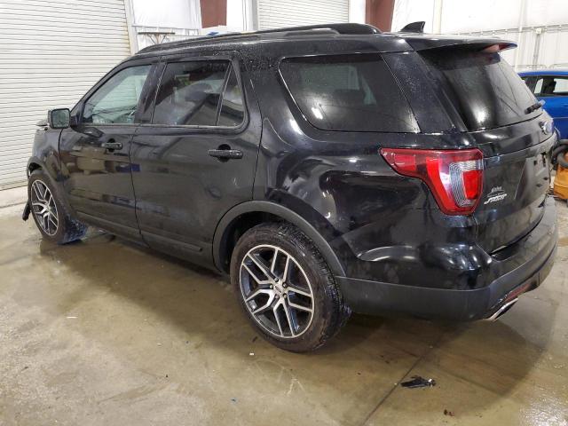 1FM5K8GT8HGD88771 - 2017 FORD EXPLORER SPORT Черный фото 2