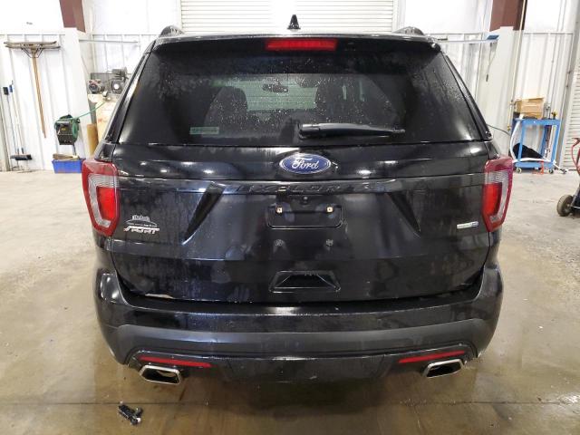 1FM5K8GT8HGD88771 - 2017 FORD EXPLORER SPORT Черный фото 6