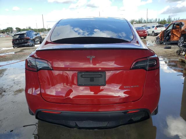 7SAYGDEFXNF460359 - 2022 TESLA MODEL Y 红色 照片 6
