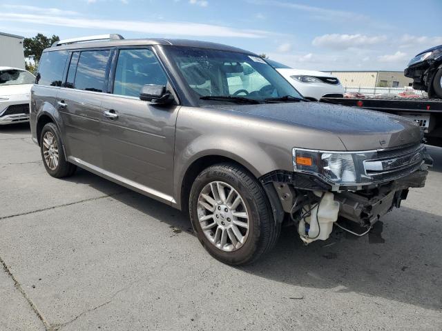 2FMGK5C87KBA17284 - 2019 FORD FLEX SEL BROWN photo 4