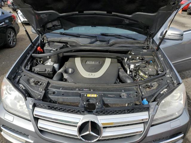 4JGBF7BE9CA795892 - 2012 MERCEDES-BENZ GL 450 4MATIC GRAY photo 12