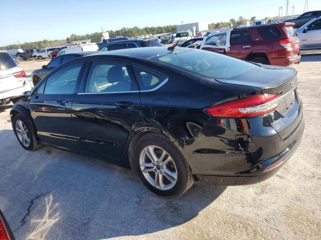 3FA6P0HD4JR284740 - 2018 FORD FUSION SE BLACK photo 2