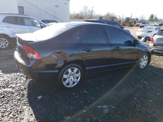 19XFA16519E028930 - 2009 HONDA CIVIC LX BLACK photo 3