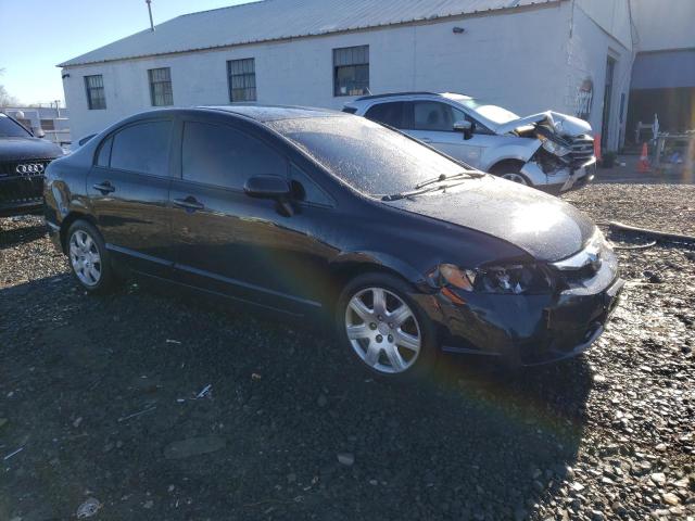 19XFA16519E028930 - 2009 HONDA CIVIC LX BLACK photo 4