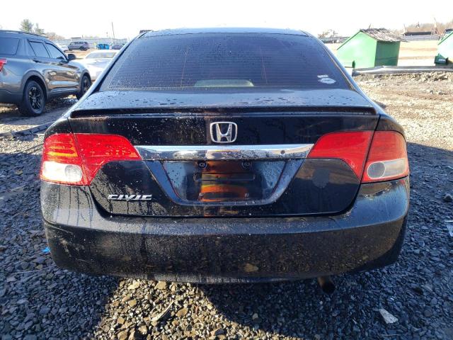 19XFA16519E028930 - 2009 HONDA CIVIC LX BLACK photo 6