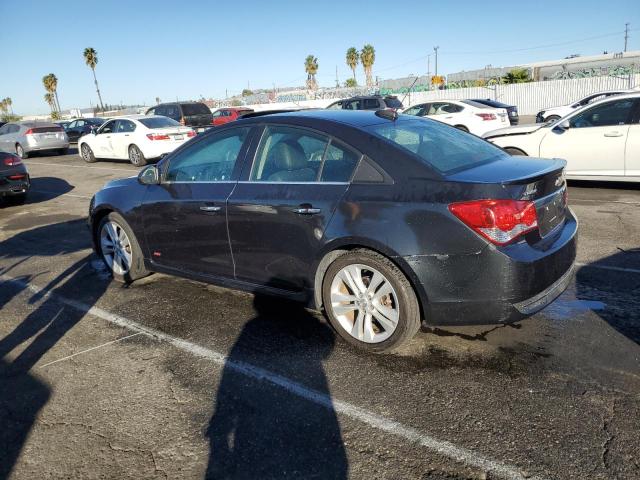 1G1PG5SB5F7279136 - 2015 CHEVROLET CRUZE LTZ BLACK photo 2