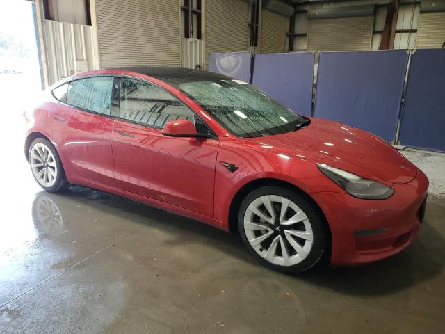 5YJ3E1EA7NF190152 - 2022 TESLA MODEL 3 RED photo 4