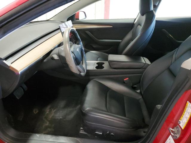 5YJ3E1EA7NF190152 - 2022 TESLA MODEL 3 RED photo 7