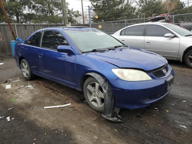 1HGEM21904L000945 - 2004 HONDA CIVIC EX BLUE photo 4