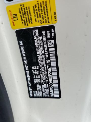 WMW53DH0XP2S67179 - 2023 MINI COOPER S WHITE photo 12