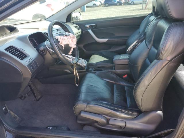 2HGFG12998H556565 - 2008 HONDA CIVIC EXL BLACK photo 7