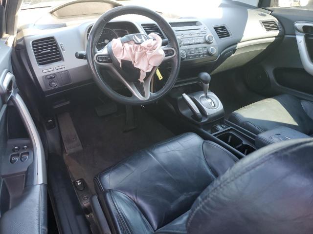 2HGFG12998H556565 - 2008 HONDA CIVIC EXL BLACK photo 8