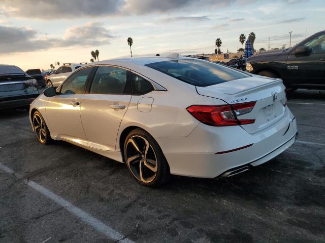 1HGCV1F37JA067276 - 2018 HONDA ACCORD SPORT WHITE photo 2