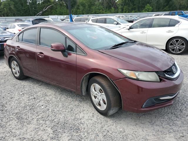 19XFB2F55DE063899 - 2013 HONDA CIVIC LX Bordo foto 4