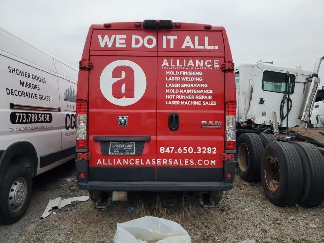 3C6TRVDGXKE507884 - 2019 RAM PROMASTER 2500 HIGH წითელი ფოტო 6