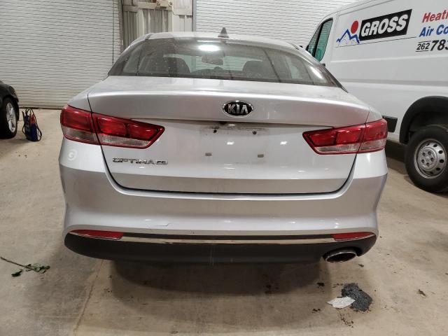 5XXGT4L30HG167312 - 2017 KIA OPTIMA LX SILVER photo 6