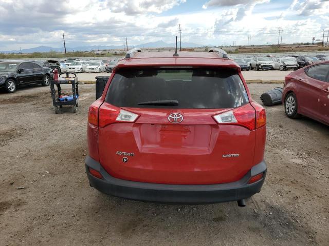 2T3YFREV6DW057802 - 2013 TOYOTA RAV4 LIMITED 红色 照片 6