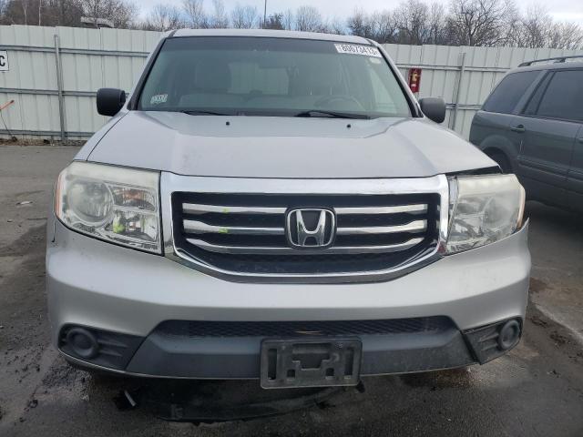 5FNYF4H21FB021948 - 2015 HONDA PILOT LX SILVER photo 5