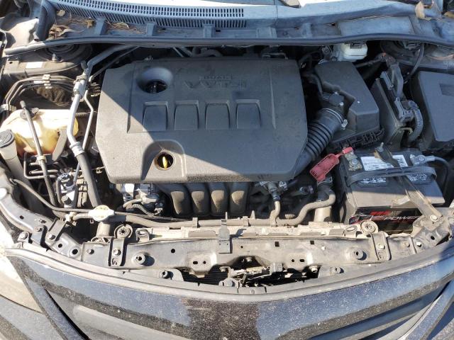 2T1BU4EE8CC846816 - 2012 TOYOTA COROLLA BASE BLACK photo 11