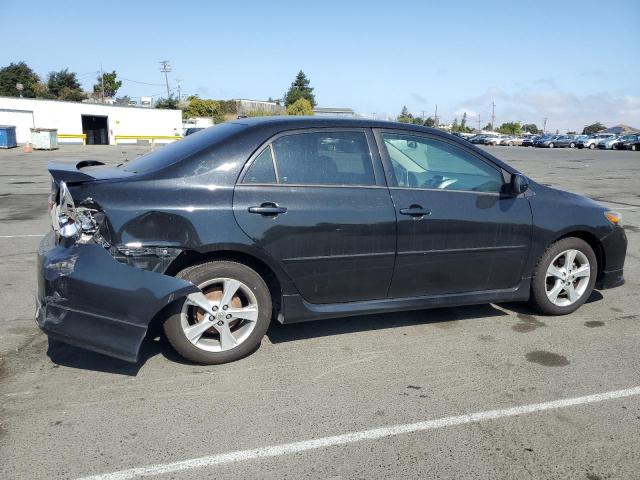 2T1BU4EE8CC846816 - 2012 TOYOTA COROLLA BASE BLACK photo 3