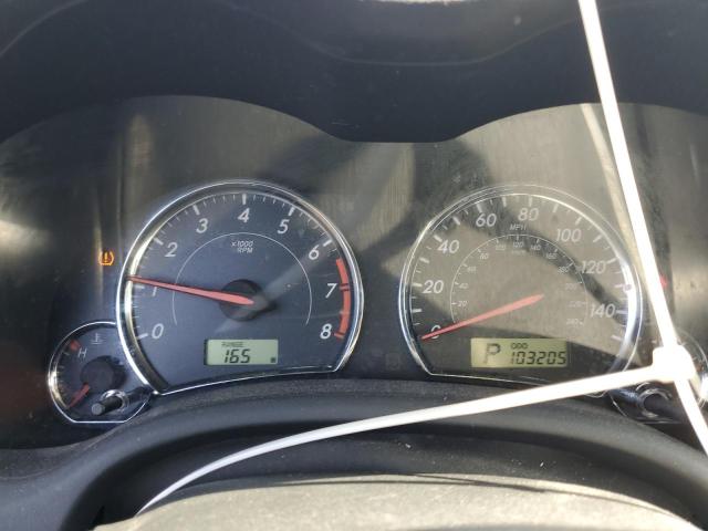 2T1BU4EE8CC846816 - 2012 TOYOTA COROLLA BASE BLACK photo 9