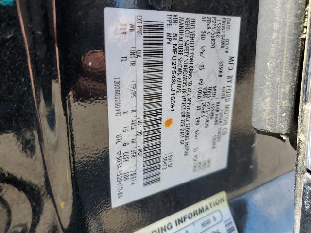 5LMFU27548LJ16591 - 2008 LINCOLN NAVIGATOR BLACK photo 13