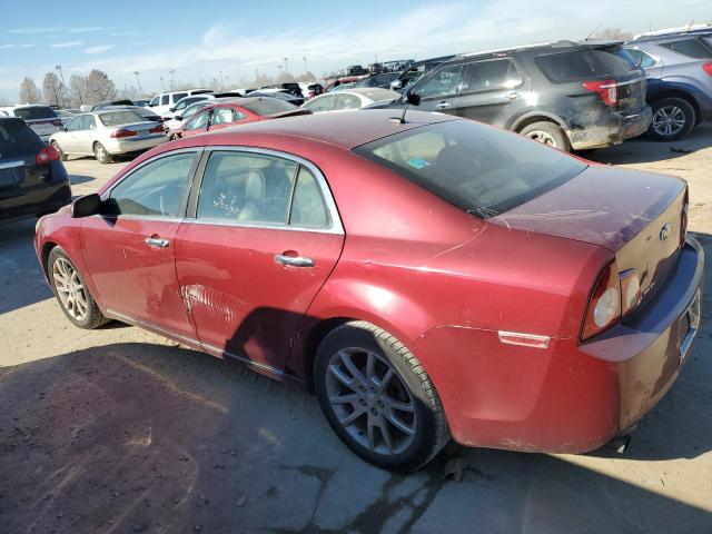 1G1ZK57B19F101315 - 2009 CHEVROLET MALIBU LTZ RED photo 2