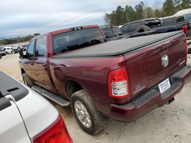 3C6UR5DL7NG309984 - 2022 RAM 2500 BIG HORN/LONE STAR BURGUNDY photo 2
