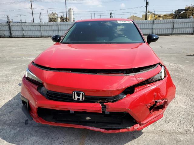 2HGFE2F53RH542424 - 2024 HONDA CIVIC SPORT RED photo 5
