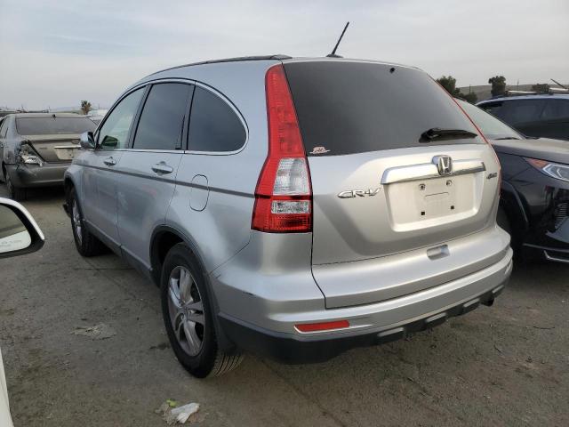 JHLRE4H7XBC034761 - 2011 HONDA CR-V EXL SILVER photo 2