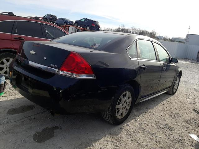 2G1WD5EMXA1130924 - 2010 CHEVROLET IMPALA POLICE BLACK photo 3