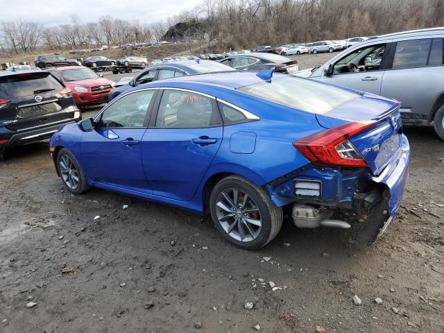 19XFC1F36KE204563 - 2019 HONDA CIVIC EX BLUE photo 2