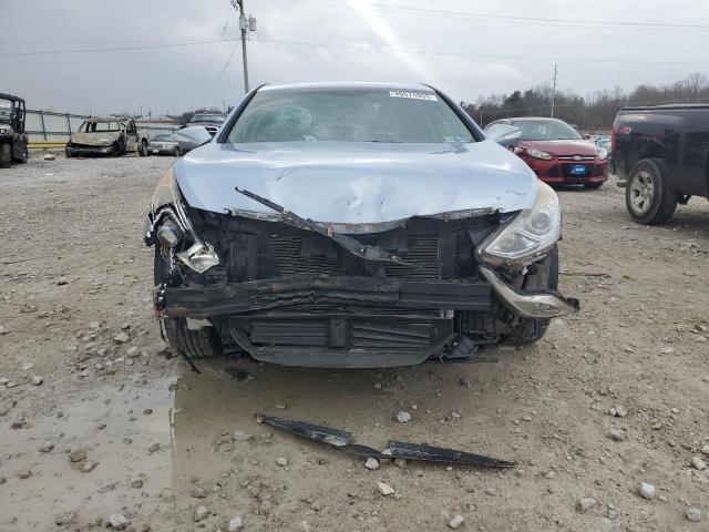 KMHEC4A48CA042657 - 2012 HYUNDAI SONATA HYBRID BLUE photo 5