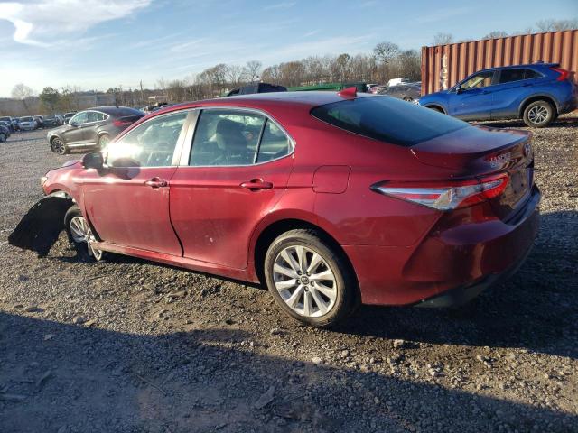 4T1B11HK3KU745320 - 2019 TOYOTA CAMRY L RED photo 2