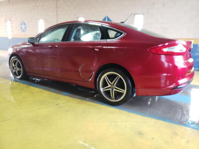 3FA6P0HD8ER348753 - 2014 FORD FUSION SE BURGUNDY photo 2