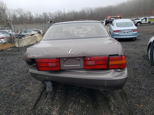 JT8UF11E5L0023549 - 1990 LEXUS LS 400 BROWN photo 6