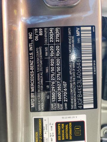 4JGFB4KE3LA066461 - 2020 MERCEDES-BENZ GLE 350 4MATIC TAN photo 12