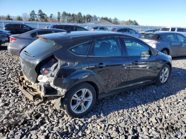 1FADP3K29EL284995 - 2014 FORD FOCUS SE BLACK photo 3